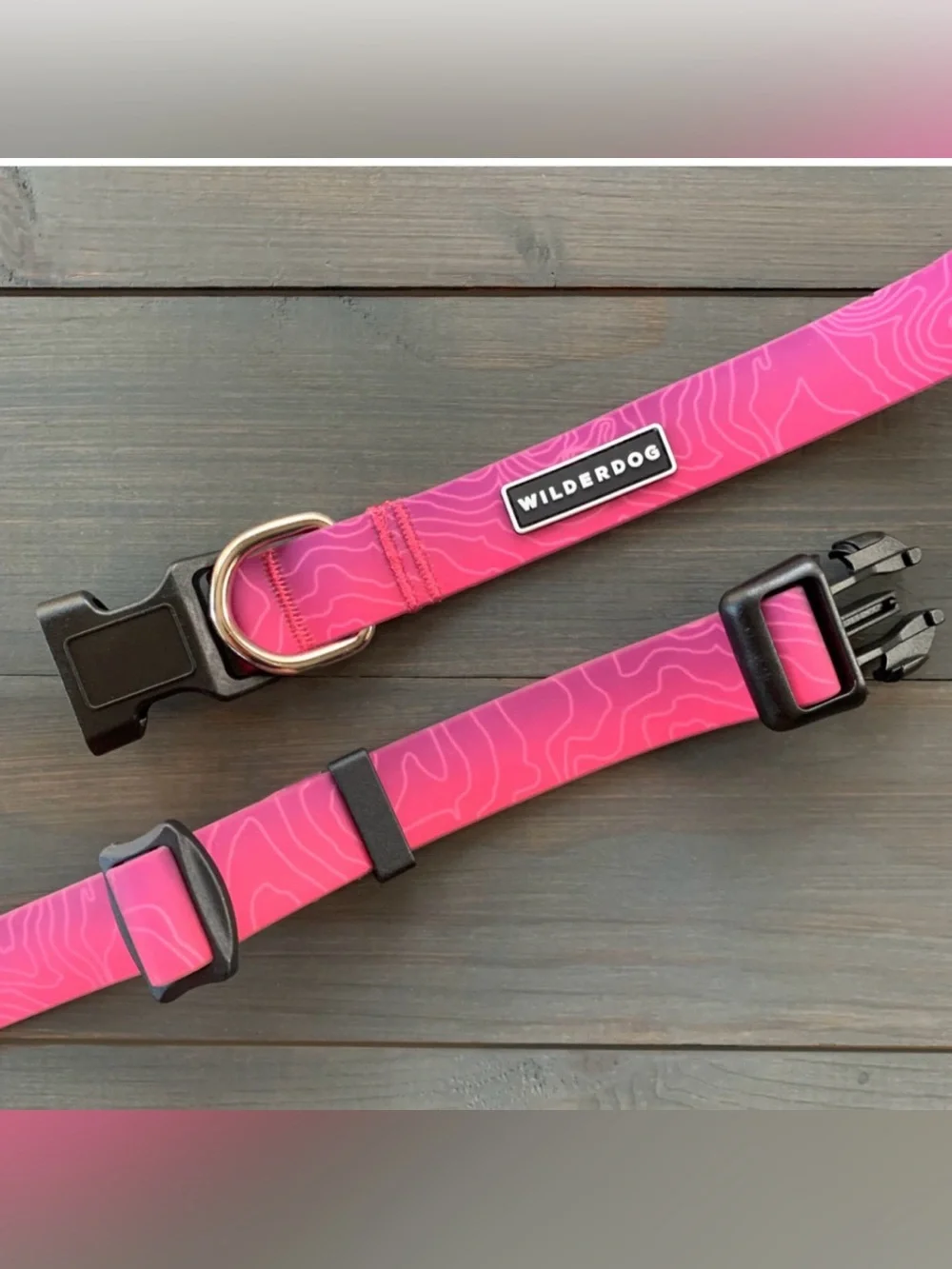 NWT Wilderdog Waterproof Dog Collar Sz Medium  (multiple colors)